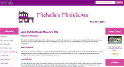 Desktop Screenshot of michellesminiatures.com