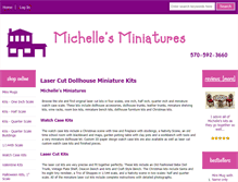 Tablet Screenshot of michellesminiatures.com